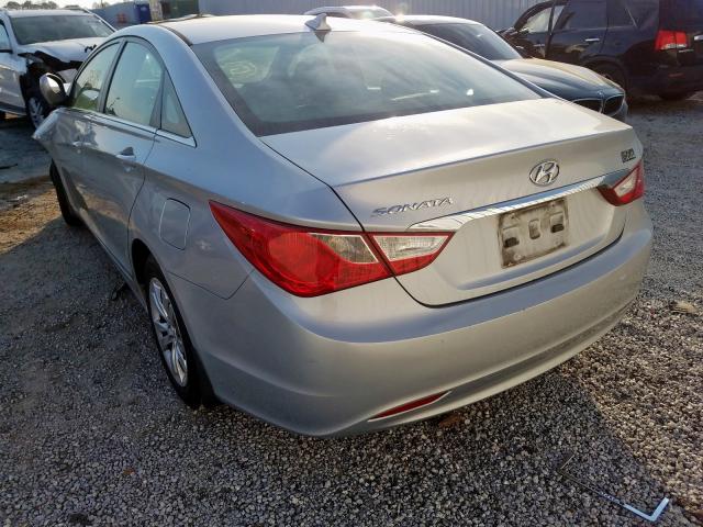 5NPEB4AC6CH344049 - 2012 HYUNDAI SONATA GLS  photo 3