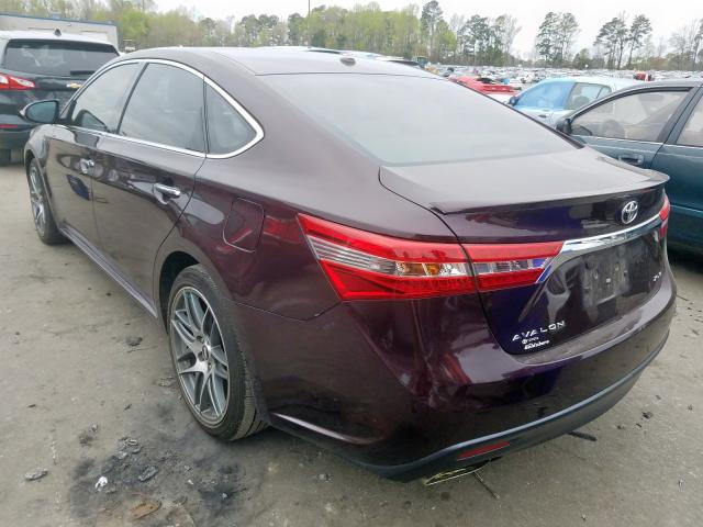 4T1BK1EB2EU128707 - 2014 TOYOTA AVALON BASE  photo 3