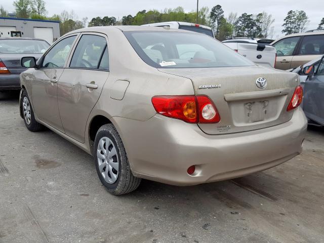 2T1BU4EE9AC309160 - 2010 TOYOTA COROLLA BASE  照片 3