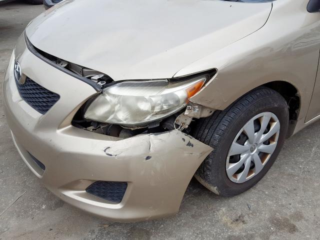 2T1BU4EE9AC309160 - 2010 TOYOTA COROLLA BASE  照片 9