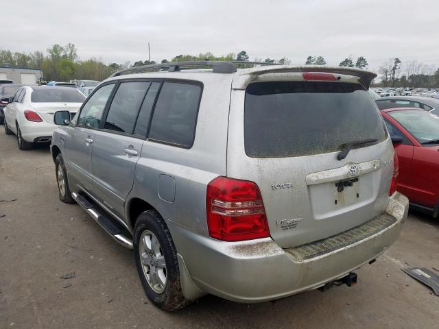 JTEHF21AX10035596 - 2001 TOYOTA HIGHLANDER  photo 3