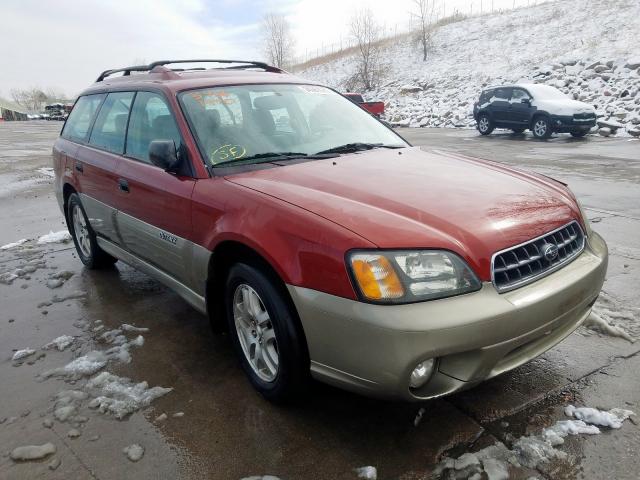 4S3BH675447622586 - 2004 SUBARU LEGACY OUTBACK AWP  照片 1