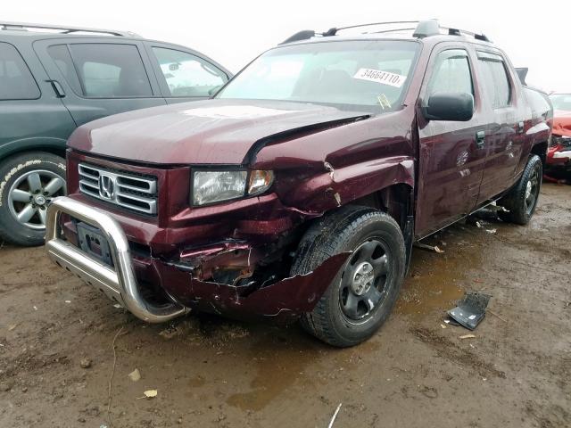 2HJYK16278H509632 - 2008 HONDA RIDGELINE RT  photo 2