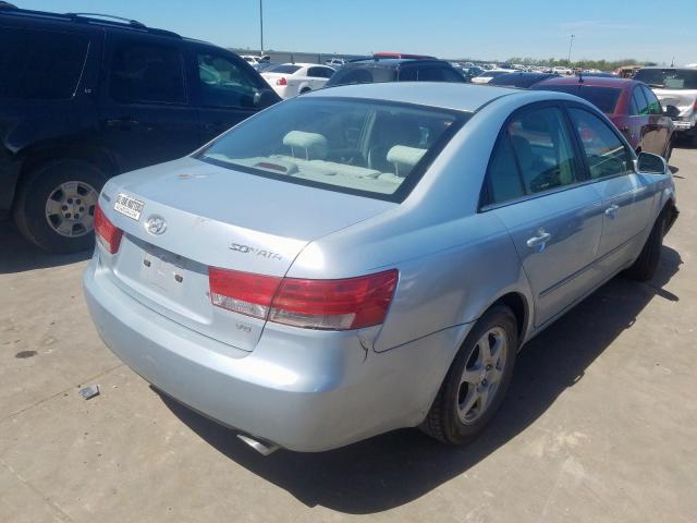 5NPEU46F26H149745 - 2006 HYUNDAI SONATA GLS  photo 4