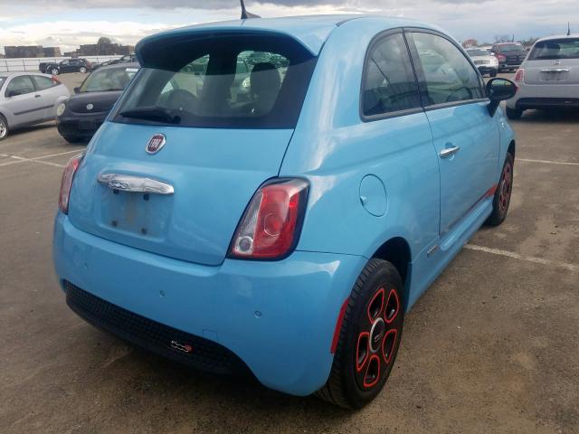 3C3CFFGE2HT611697 - 2017 FIAT 500 ELECTRIC  photo 4