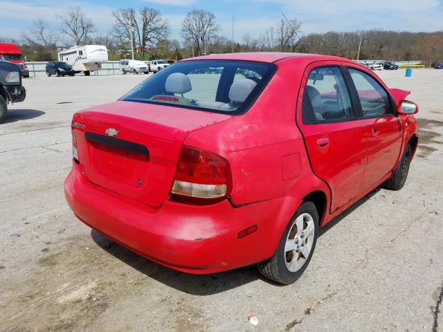 KL1TD52665B335749 - 2005 CHEVROLET AVEO BASE  photo 4