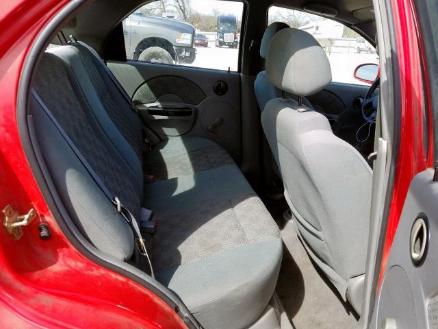 KL1TD52665B335749 - 2005 CHEVROLET AVEO BASE  photo 6