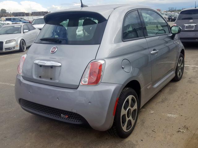 3C3CFFGE3HT609263 - 2017 FIAT 500 ELECTRIC  photo 4