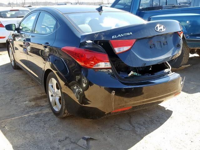 5NPDH4AE7DH373413 - 2013 HYUNDAI ELANTRA GLS  photo 3