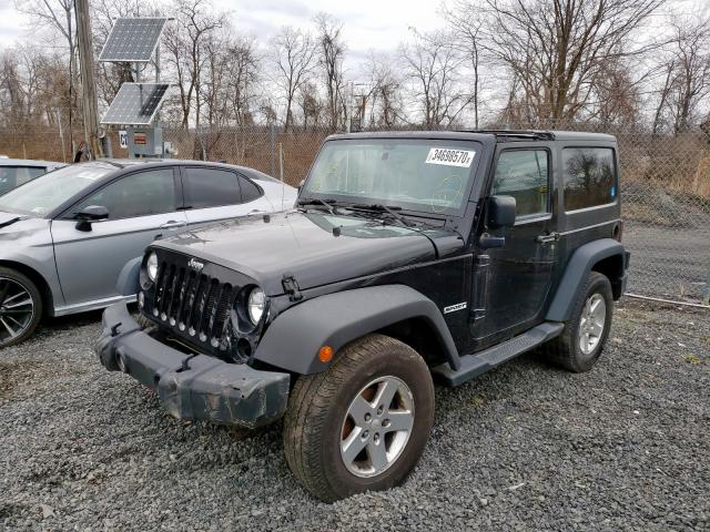 1C4AJWAG1FL530307 - 2015 JEEP WRANGLER SPORT  photo 2