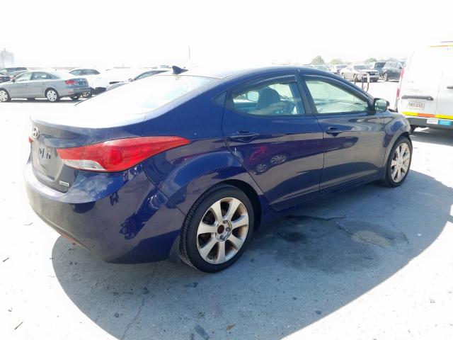 5NPDH4AE6CH148205 - 2012 HYUNDAI ELANTRA GLS  photo 4