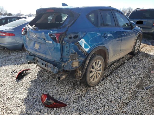 JM3KE2CE7D0110585 - 2013 MAZDA CX-5 TOURING BLUE photo 4