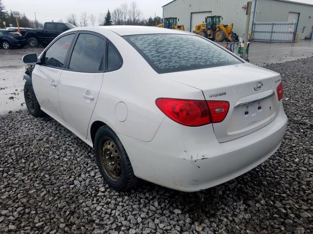 KMHDU4BD8AU196935 - 2010 HYUNDAI ELANTRA BLUE  photo 3