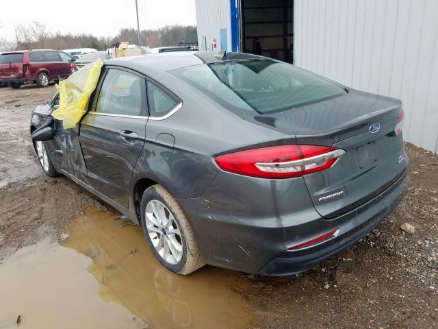 3FA6P0LU0KR254367 - 2019 FORD FUSION SE  photo 3