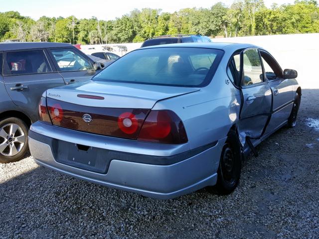 2G1WF55E329159848 - 2002 CHEVROLET IMPALA  photo 4