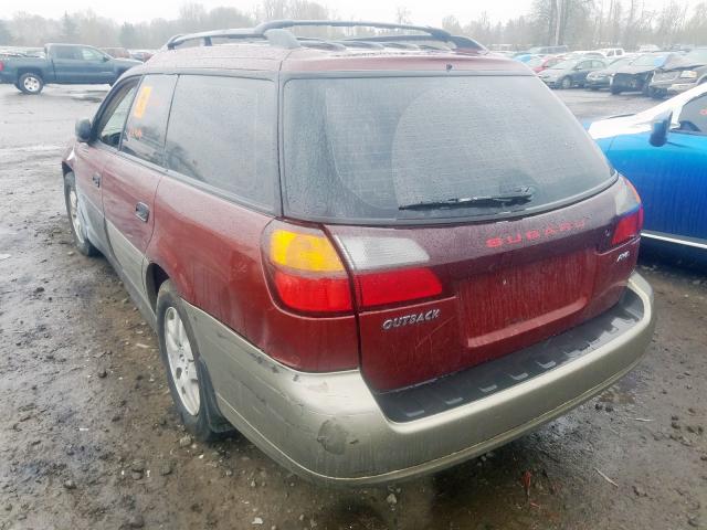 4S3BH675747605832 - 2004 SUBARU LEGACY OUTBACK AWP  照片 3