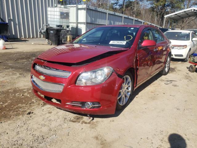 1G1ZG5E74CF288685 - 2012 CHEVROLET MALIBU LTZ წითელი ფოტო 2