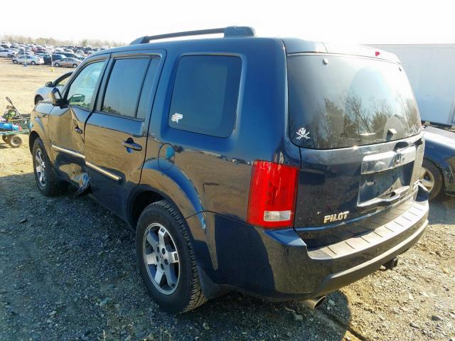 5FNYF4H93BB052836 - 2011 HONDA PILOT TOURING  photo 3