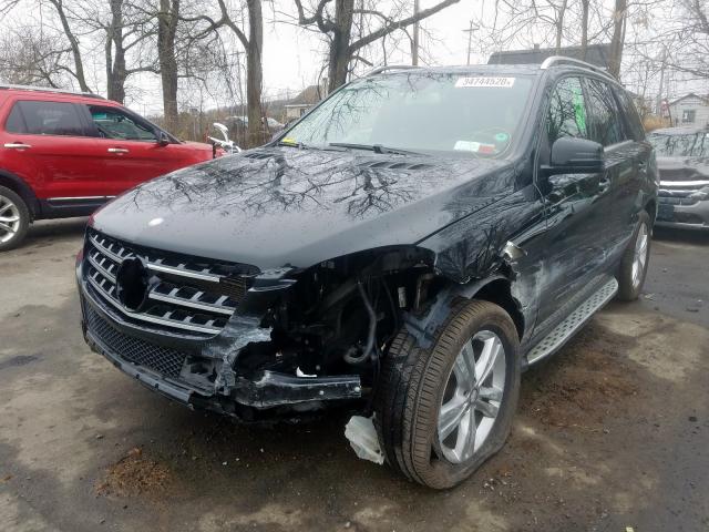 4JGDA5HB1EA278209 - 2014 MERCEDES-BENZ ML 350 4MATIC  photo 2