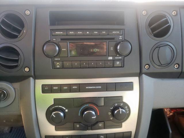 1J8HG48N66C229126 - 2006 JEEP COMMANDER  ფოტო 9