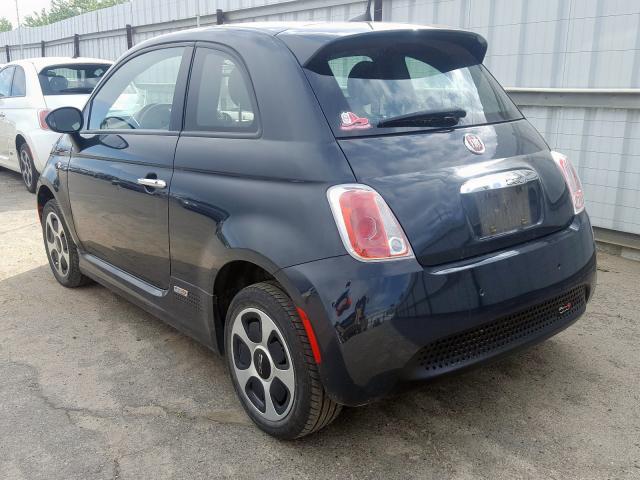 3C3CFFGE1HT605972 - 2017 FIAT 500 ELECTRIC  photo 3