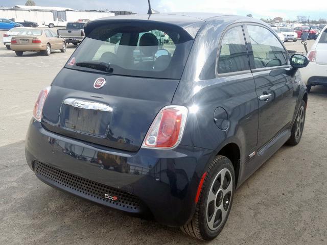 3C3CFFGE1HT605972 - 2017 FIAT 500 ELECTRIC  photo 4