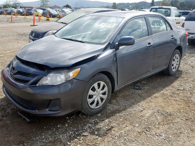 2T1BU4EE1BC623547 - 2011 TOYOTA COROLLA BASE  photo 2