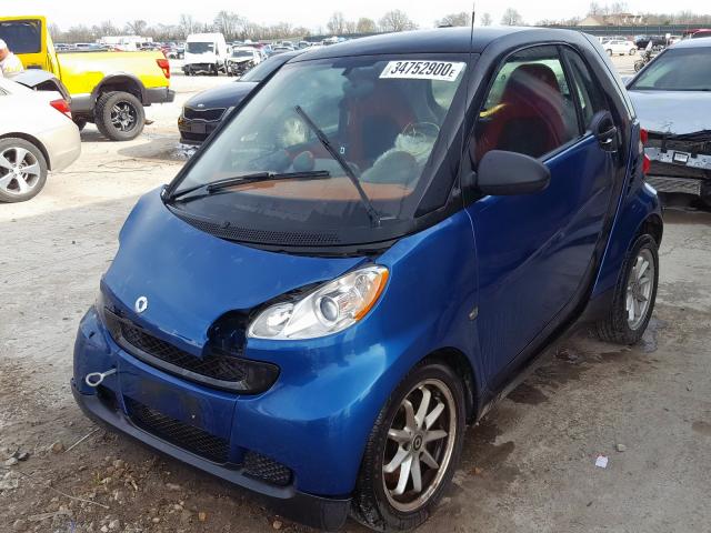 WMEEJ31X58K163938 - 2008 SMART FORTWO PURE  photo 2