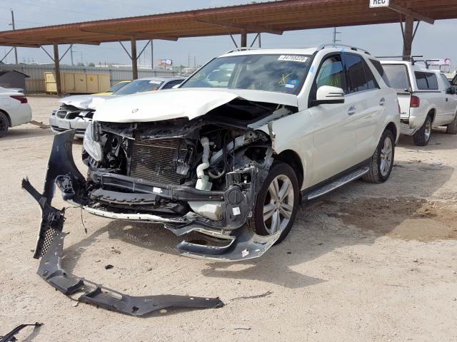 4JGDA5HB4DA178961 - 2013 MERCEDES-BENZ ML 350 4MATIC  photo 2