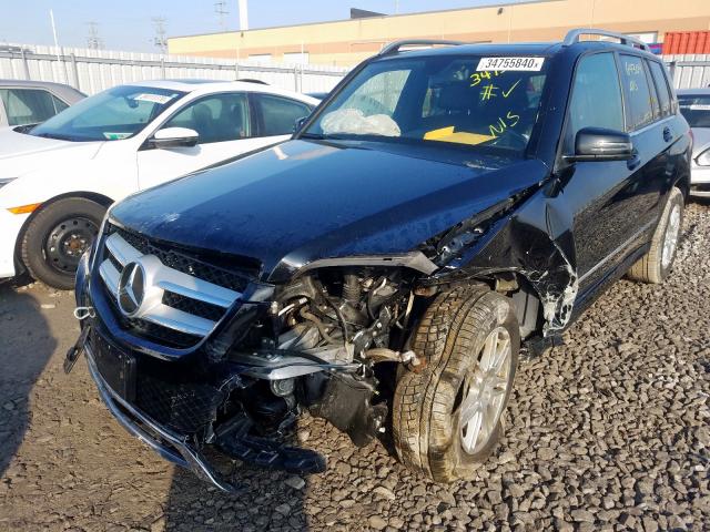 WDCGG0EB2FG374348 - 2015 MERCEDES-BENZ GLK 250 BLUETEC  photo 2