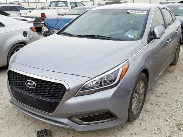 KMHE24L16GA017087 - 2016 HYUNDAI SONATA HYBRID  photo 2