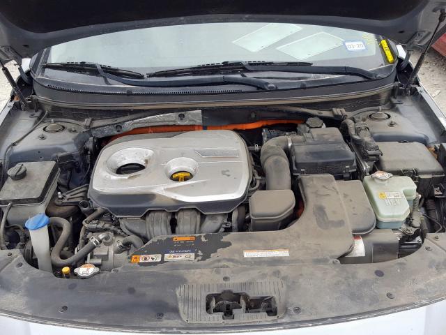 KMHE24L16GA017087 - 2016 HYUNDAI SONATA HYBRID  photo 7