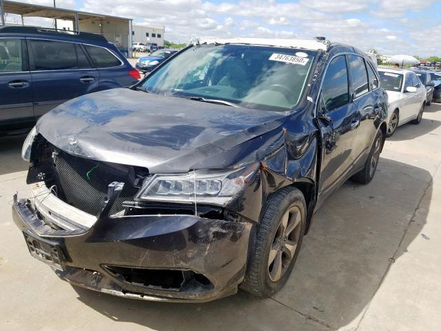 5FRYD3H89FB010277 - 2015 ACURA MDX ADVANCE  photo 2