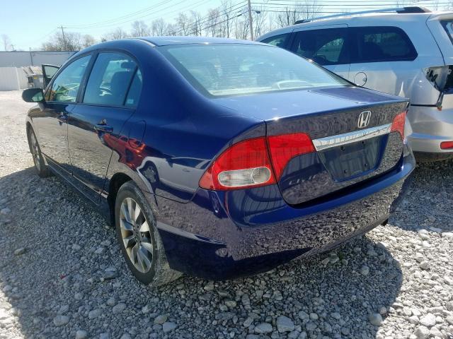 1HGFA16819L003917 - 2009 HONDA CIVIC EX  photo 3