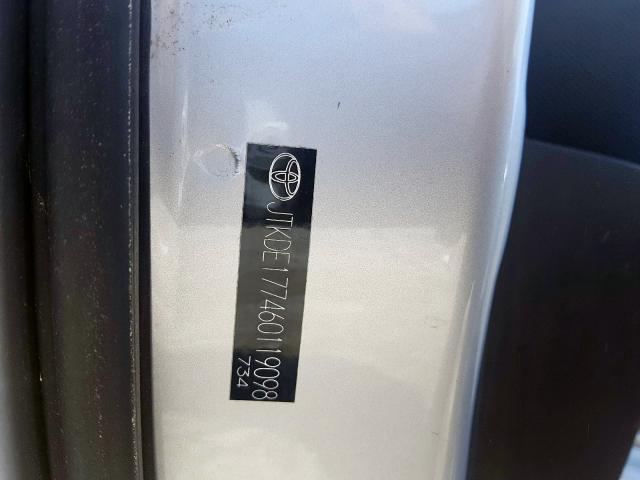 JTKDE177460119098 - 2006 TOYOTA SCION TC  photo 10