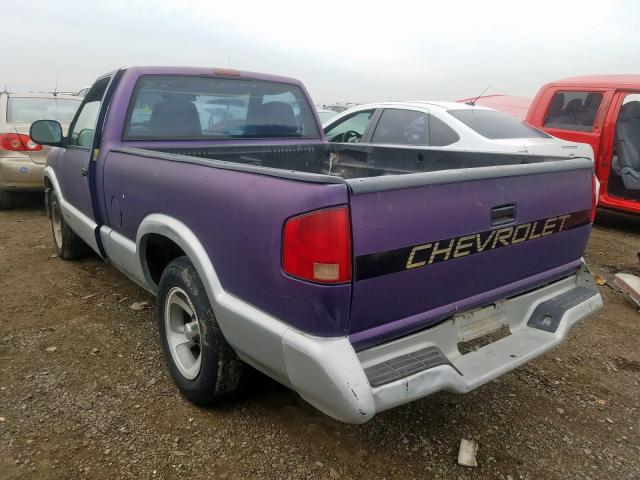 1GCCS14Z6S8183947 - 1995 CHEVROLET S TRUCK S10  photo 3