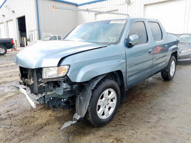 2HJYK16556H560053 - 2006 HONDA RIDGELINE RTL  photo 2