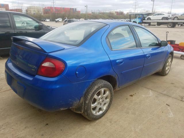 1B3ES56C25D118597 - 2005 DODGE NEON SXT  photo 4