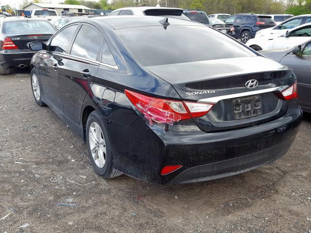 5NPEB4ACXEH947900 - 2014 HYUNDAI SONATA GLS  photo 3