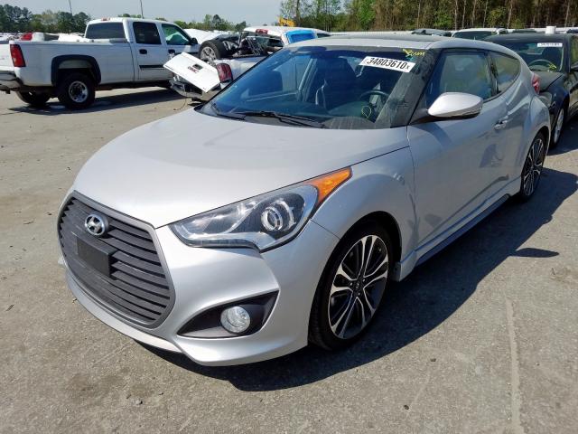 KMHTC6AE5GU287092 - 2016 HYUNDAI VELOSTER TURBO  photo 2