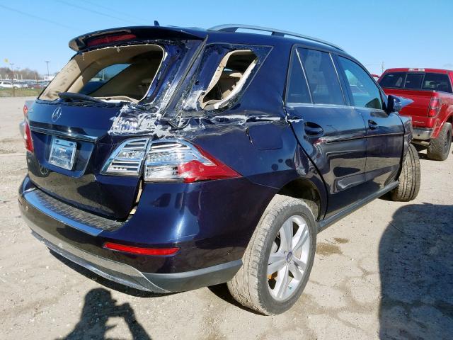 4JGDA5HB3CA030251 - 2012 MERCEDES-BENZ ML 350 4MATIC  photo 4