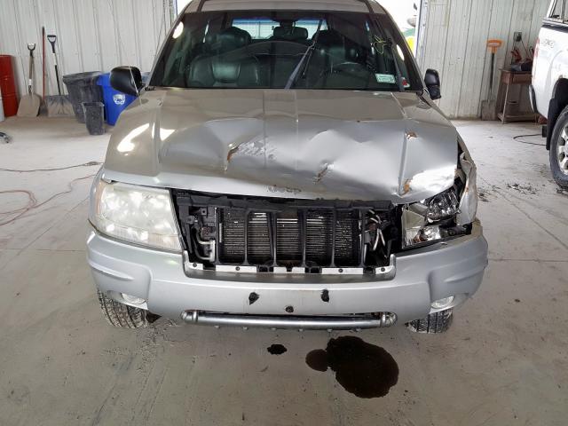 1J8GW68J84C345562 - 2004 JEEP GRAND CHEROKEE OVERLAND  photo 9