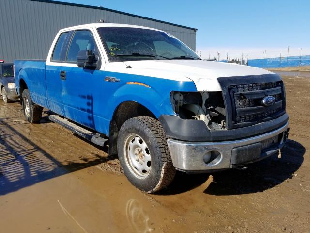 1FTVX1EF3EKD87319 - 2014 FORD F150 SUPER CAB  photo 1