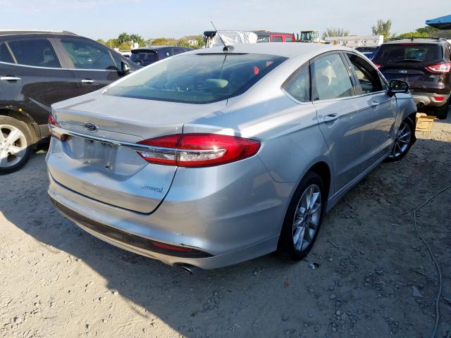 3FA6P0UUXHR372045 - 2017 FORD FUSION S HYBRID  photo 4