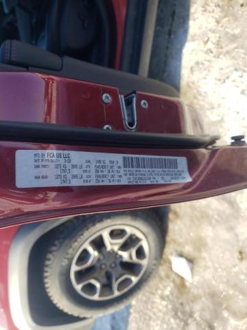 1C4PJMBX6LD613184 - 2020 JEEP CHEROKEE TRAILHAWK MAROON photo 10