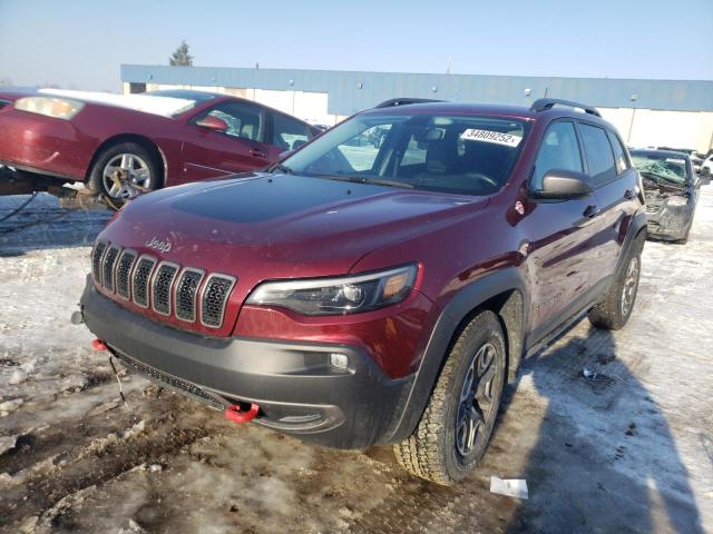 1C4PJMBX6LD613184 - 2020 JEEP CHEROKEE TRAILHAWK Tünd qırmızı foto 2