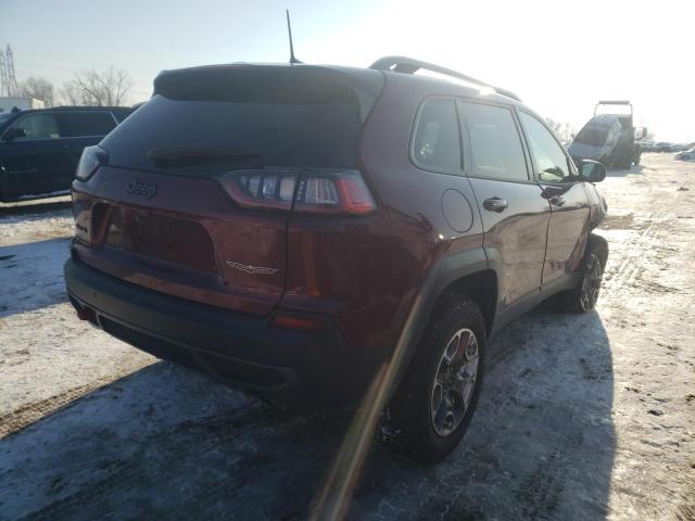 1C4PJMBX6LD613184 - 2020 JEEP CHEROKEE TRAILHAWK Tünd qırmızı foto 4