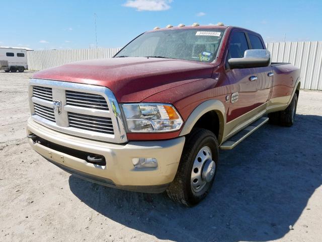 3C63DRKL0CG307785 - 2012 DODGE RAM 3500 LONGHORN  photo 2