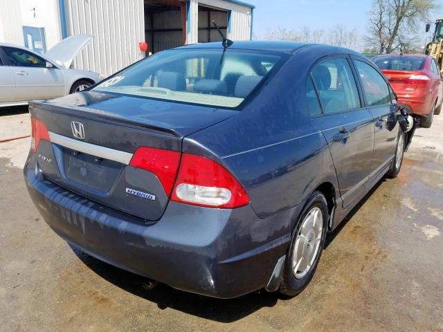 JHMFA36209S004082 - 2009 HONDA CIVIC HYBRID  photo 4