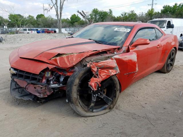 2G1FA1E33D9175654 - 2013 CHEVROLET chevrolet camaro 2ls  photo 2